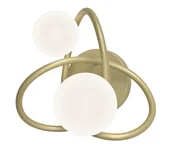 Lampy ścienne - Wofi 4014-201 - LED Kinkiet NANCY 2xG9/3,5W/230V złoty/biały - miniaturka - grafika 1