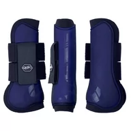 Akcesoria jeździeckie - Ochraniacze QHP Tendon Navy Full - miniaturka - grafika 1