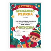 Dyplomy i okładki - LearnHow Certyfikat A4 grzecznego dziecka - Elf 5szt - miniaturka - grafika 1