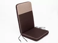 Poduszki ogrodowe - Hobbygarden Poduszka Rio - Brąz z beżowymi paskami top - 113x47 cm - miniaturka - grafika 1