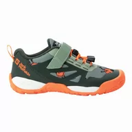 Buty trekkingowe dziecięce - Dziecięce buty turystyczne Jack Wolfskin SMILEYWORLD LOW K mint leaf - 30 - miniaturka - grafika 1