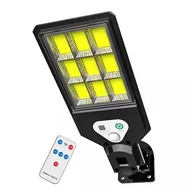 Lampy ogrodowe - Latarnia uliczna solarna 15W COB, z pilotem, czujnikiem ruchu i zmierzchu - miniaturka - grafika 1