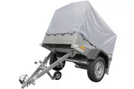 Przyczepy - UNITRAILER Przyczepka z kiprem lekka 150x106 z plandeką i stelażem DMC 750 KG Garden Trailer 150 UT004173 - miniaturka - grafika 1