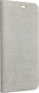 OEM Kabura LUNA Book Gold do IPHONE 16 srebrny - Etui i futerały do telefonów - miniaturka - grafika 1