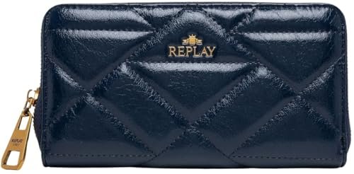 Replay Damski portfel na akcesoria podróżne FW5346, 0751 MIDNIGHIT Navy, 0751 Midnighit Navy, L 19 X H 10 X D 2 CM