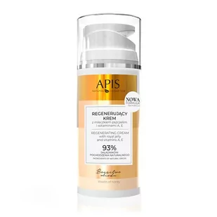 Apis NATURAL COSMETICS Regenerujący krem z mleczkiem pszczelim i witaminami A+E dla cery suchej i normalnej, 110 ml - Kremy do twarzy - miniaturka - grafika 1