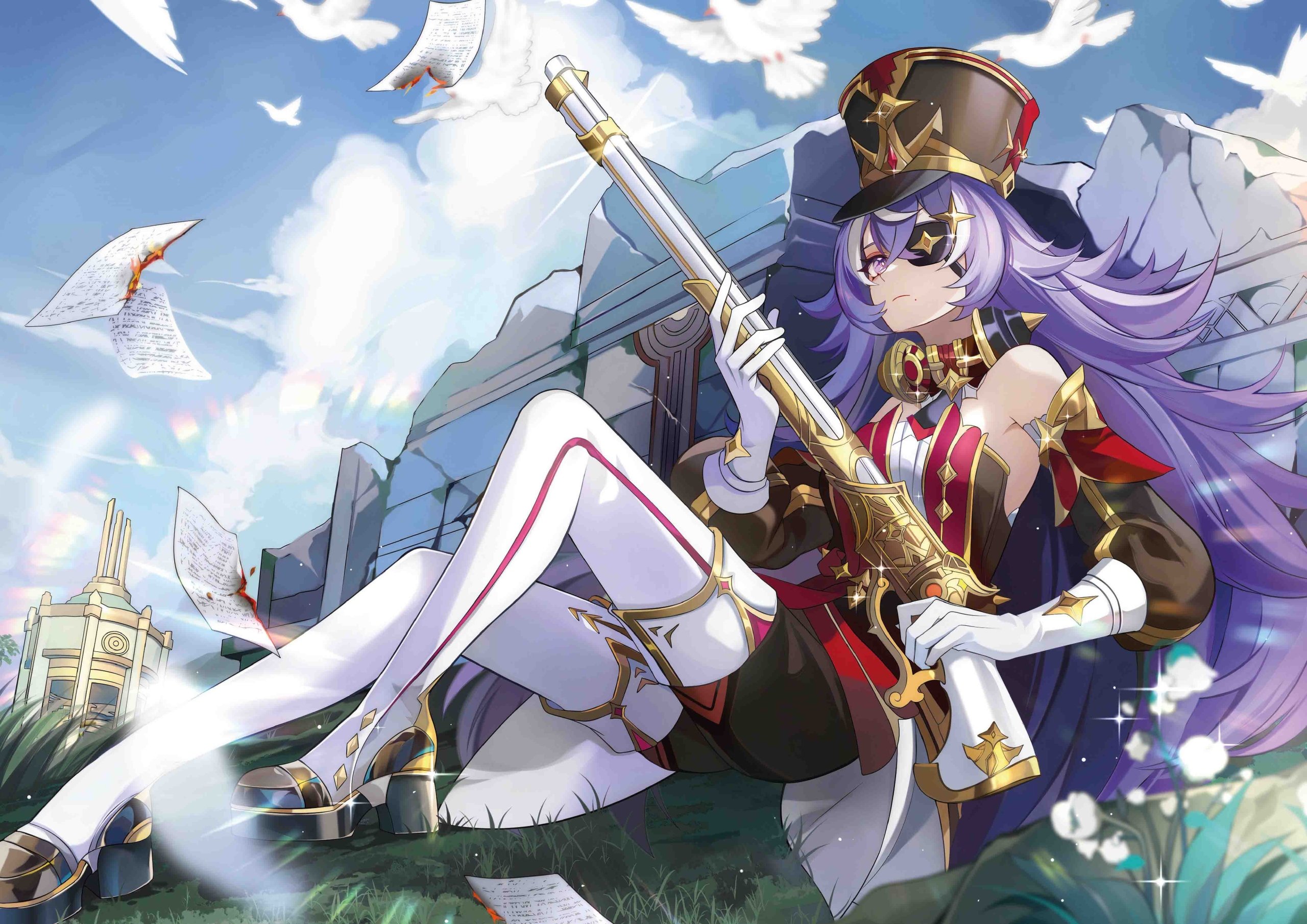 Plakat A3 Genshin Impact Anime Gra Chevreuse