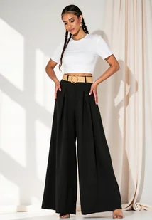 Spódnico-spodnie damskie Spódnico spodnie długie Czarne M1160 r. UNI - Spodnie damskie Spódnico-spodnie damskie Spódnico spodnie długie Czarne M1160 r. UNI - Spodnie damskie - miniaturka - grafika 1