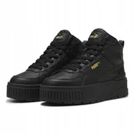 Buty sportowe damskie - Buty damskie jesienne wysokie Puma Karmen II Idol Mid 39746302 czarne 39 - miniaturka - grafika 1
