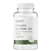 Witaminy i minerały - OstroVit Vitamin D3 2000 + K2 120vege caps. Witamina D K - miniaturka - grafika 1