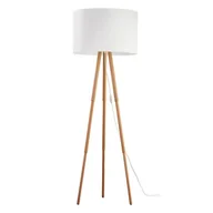 Lampy stojące - TK Lighting Lampa podłogowa na trójnogu Tokyo Biała/Sosna 5287 - miniaturka - grafika 1