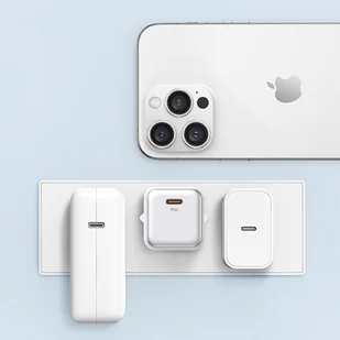 USAMS Ład. siec. 1xUSB-C PD30W PD3.0 Fast Charging US-CC186 + kabel USB-C/Lightning US-SJ610 biały/white YX Series YXXLOGTC04 - Ładowarki do telefonów - miniaturka - grafika 14