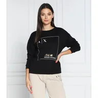 Bluzy damskie - Armani Exchange Bluza | Regular Fit - miniaturka - grafika 1