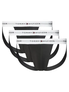 Tommy Hilfiger Komplet 3 par slipów Jock Strap UM0UM03377 Czarny - Majtki męskie - miniaturka - grafika 1