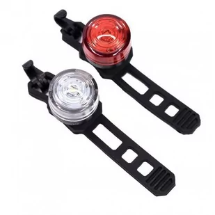Zestaw lamp rowerowych WHEELS FBS0061 - Lampki rowerowe - miniaturka - grafika 1