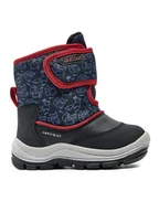 Buty dla chłopców - Geox Śniegowce B Flanfil Boy B Abx B263VE 0BCMN C0048 M Czarny - miniaturka - grafika 1