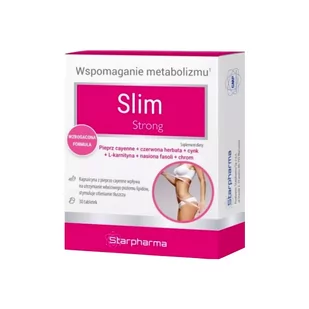 Slim Strong, suplement diety, 30 tabletek Duży wybór produktów - Odchudzanie i oczyszczanie - miniaturka - grafika 1