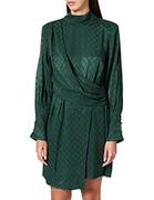Sukienki - Sukienka Sisley dla kobiet, Żakard sosnowy 94n, 42 - miniaturka - grafika 1