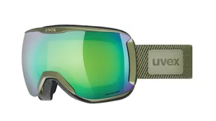 UVEX DH 2100 CV PLANET SKI damskie / męskie / uniwersalne Gogle narciarskie, oliwkowy matowy - Gogle narciarskie - miniaturka - grafika 1