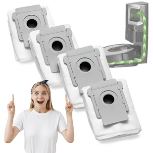 Zamiennik Worki do odkurzacza Irobot Roomba i7 stacji dokującej zestaw 4 worki na brud - Worki do odkurzaczy - miniaturka - grafika 1