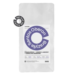 Kawa ziarnista Leń Coffee BRAZYLIA Santos Oberon 500g - Kawa Kawa ziarnista Leń Coffee BRAZYLIA Santos Oberon 500g - Kawa - miniaturka - grafika 1
