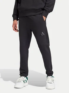 adidas Spodnie dresowe ALL SZN French Terry IV5216 Czarny Loose Fit - Spodnie sportowe męskie - miniaturka - grafika 1