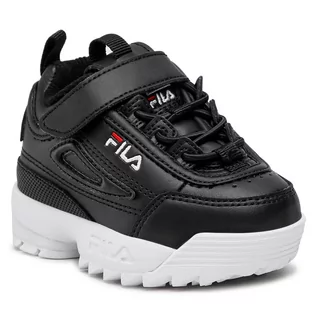 Sneakersy damskie - Fila Sneakersy Disruptor E Infants 1011298.25Y Black - grafika 1