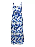 Sukienki - Vero Moda Sukienka w kolorze biało-niebieskim - miniaturka - grafika 1