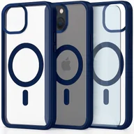 Etui i futerały do telefonów - Etui do Apple iPhone 13 / 14 Do Magsafe, Przezroczyste, Granatowe Szkło - miniaturka - grafika 1