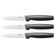 Noże kuchenne - Fiskars 1057563 FunctionalForm zestaw 3 noży do skrobania 1057563 - miniaturka - grafika 1