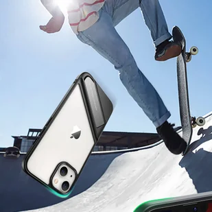 Ugreen Fusion Kickstand Case sztywne etui z żelową ramką i podstawką do iPhone 13 Pro czarny (90153) - Etui i futerały do telefonów - miniaturka - grafika 7