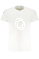 Koszulki męskie - T-SHIRT MĘSKI Z KRÓTKIM RĘKAWEM TRUSSARDI BIAŁY - Trussardi - miniaturka - grafika 1