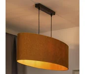 Lampy sufitowe - Duolla - Żyrandol na lince OVAL 2xE27/15W/230V brązowy - miniaturka - grafika 1