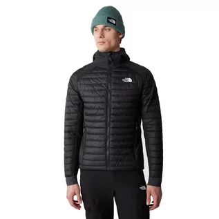 Kurtki męskie - Męska kurtka hybrydowa The North Face Insulation Hybrid Jacket black/aspalt grey - S - grafika 1