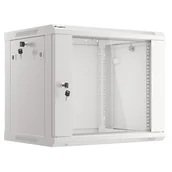 Szafy rack - Lanberg Szafa 19" 9U, 600x450, szara FLAT PACK WF01-6409-10S - miniaturka - grafika 1
