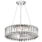 Lampy sufitowe - Elstead Lighting Kryształowa lampa wisząca Crystal Skye - miniaturka - grafika 1