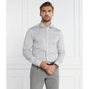 Tommy Hilfiger Koszula CL JERSEY FLOWER | Slim Fit - Koszule męskie - miniaturka - grafika 1