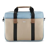Torby na laptopy - Torba na laptopa HAMA Silvan 13.3 - 14.1 cali Niebiesko-beżowy - miniaturka - grafika 1