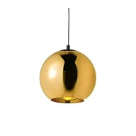 Lampy sufitowe - Lampa wisząca BOLLA UP GOLD 25 złota - szkło metalizowane XCP3342-25.GOLD - miniaturka - grafika 1