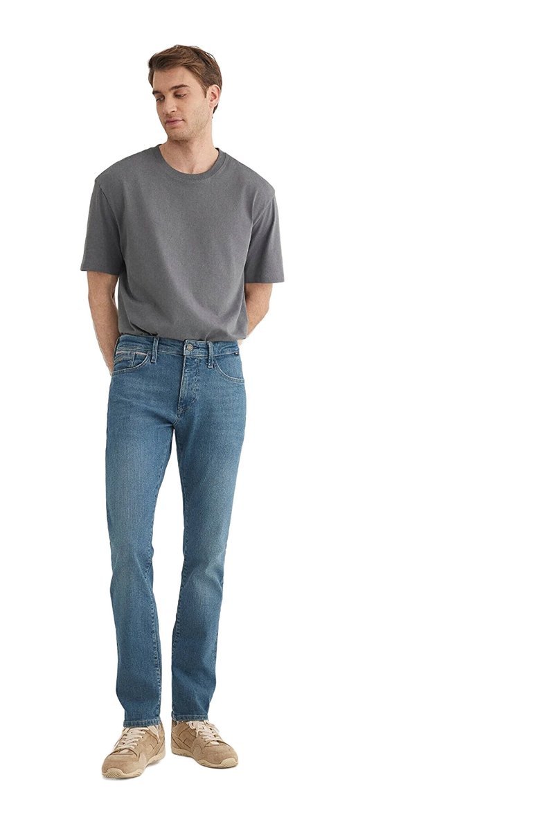 MAVI SPODNIE MĘSKIE JEANSOWE PROSTE NIEBIESKIE CASUAL 30/28 5DA