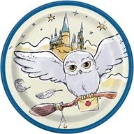 Dekoracje i nakrycia stołu na imprezę - Talerzyki urodzinowe Harry Potter - 18 cm - 8 szt. - miniaturka - grafika 1