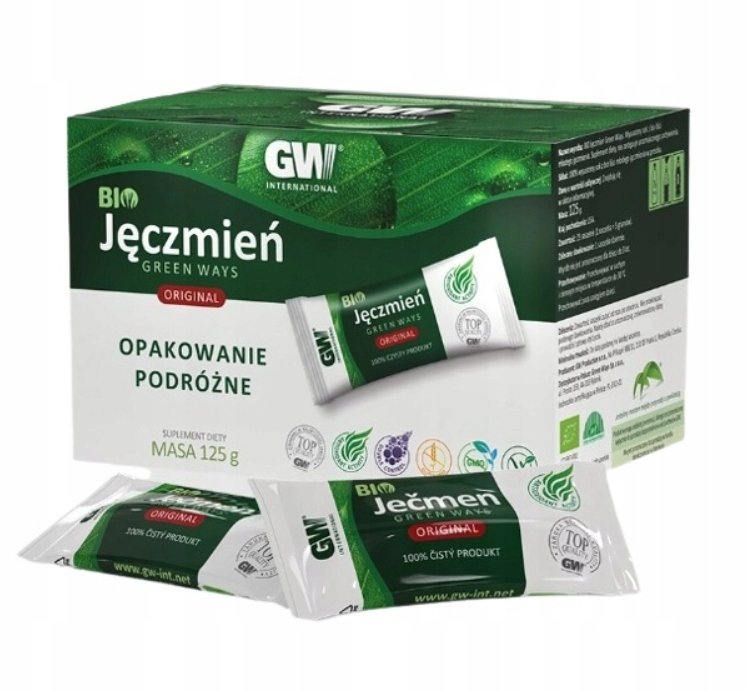 Bio Jęczmień Green Ways Original Opakowanie podróżne 125g 25 saszetek