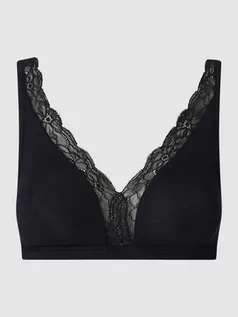 Biustonosze - Biustonosz typu bralette z dodatkiem streczu model ‘Cotton Lace’ - grafika 1