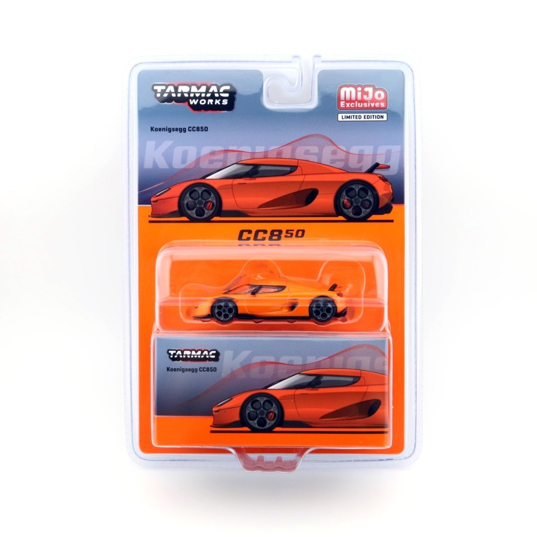 TARMAC WORKS Koenigsegg CC850 Orange MiJo Exclusives Limited Edition
