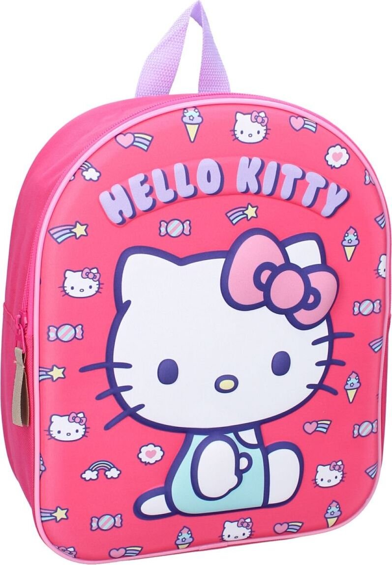 Plecak Hello Kitty - z przestronną komorą główną i regulowanymi paskami na ramię