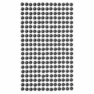 Zabawki kreatywne - Perełki samoprzylepne black 6mm 260szt - Dalprint - miniaturka - grafika 1