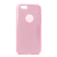 Etui i futerały do telefonów - Etui TPU Glitter iPhone 6 / 6S różowy - miniaturka - grafika 1