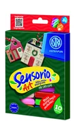 Masy plastyczne - Lekka masa plastyczna ASTRAFUN Sensorio Kids Domek z piernika Anio��ki ��wi��teczny Stroik - 10 kol - miniaturka - grafika 1