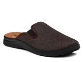 Kapcie damskie - Kapcie męskie brązowe Inblu BG-59 pantofle domowe skórzana wkładka-41 - miniaturka - grafika 1