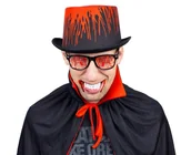 Dodatki do strojów karnawałowych - GoDan Okulary party "Ślady Krwi" GODAN OKSK-YH - miniaturka - grafika 1
